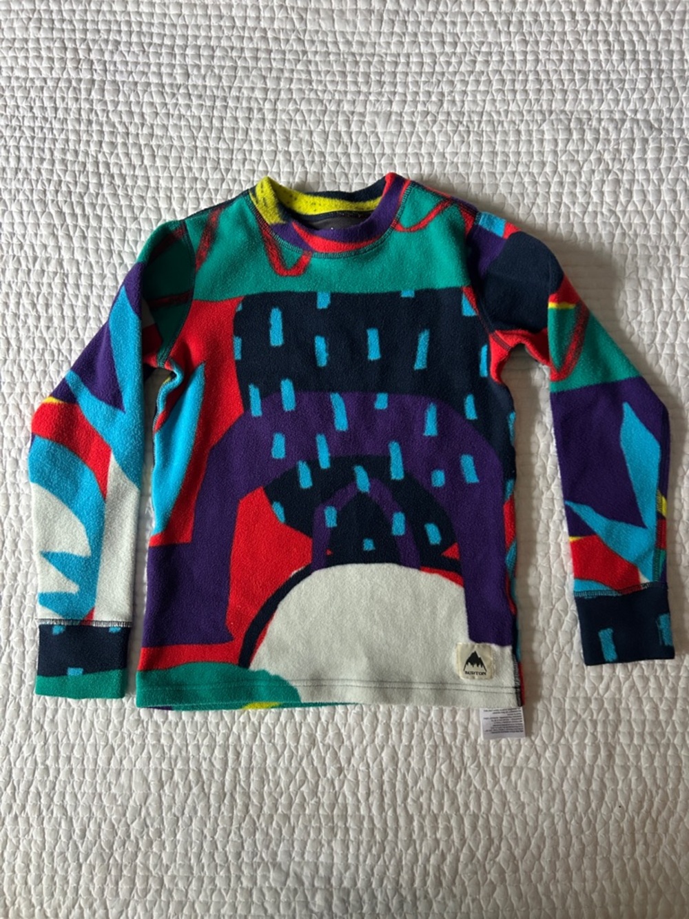 Burton Multicolor Abstract Long Sleeve Tee